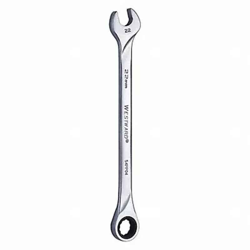 Westward 13 inch Alloy Steel Chrome Ratchet Wrench, 54PP04
