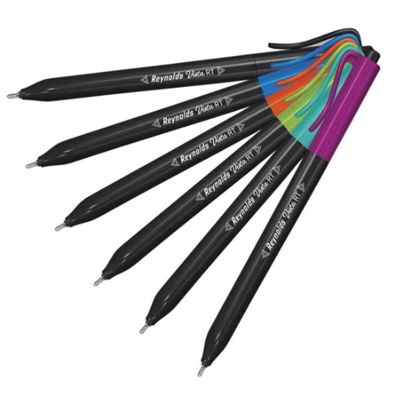 Reynolds Vista RT 0.7mm Blue Ball Point Pen (Pack of 60)