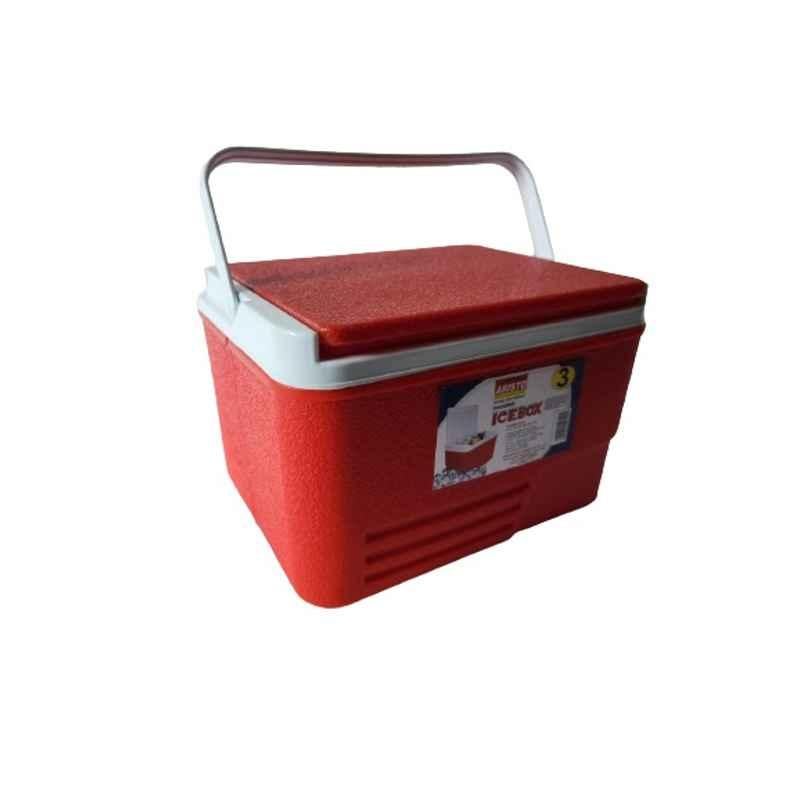 Aristo 20.5x16x14cm 3L HDPE Red Ice Box