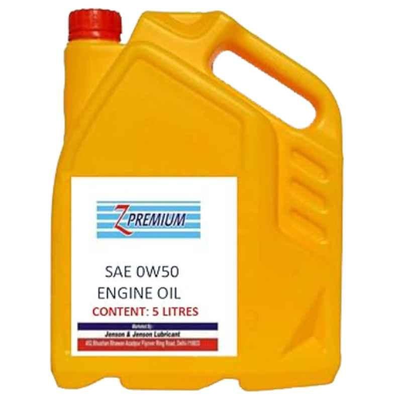 Z Premium 5 Litre SAE 0W-50 Engine Oil
