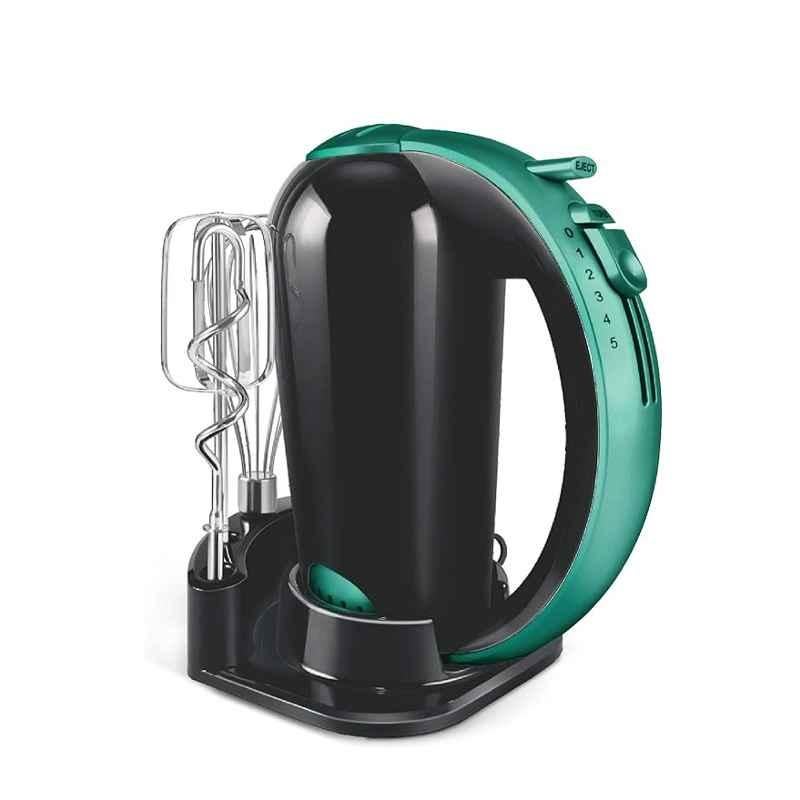 Amion 300W Plastic Black & Green Electric Hand Blender, AM300