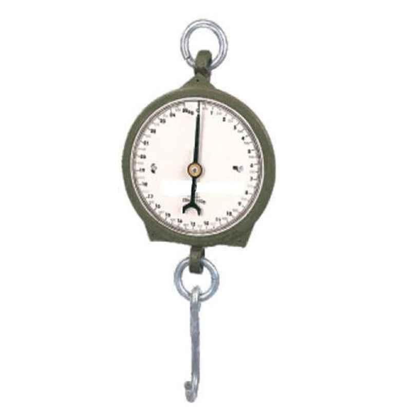 ELECOPTO 25kg Plastic Round Analog Spring Balance