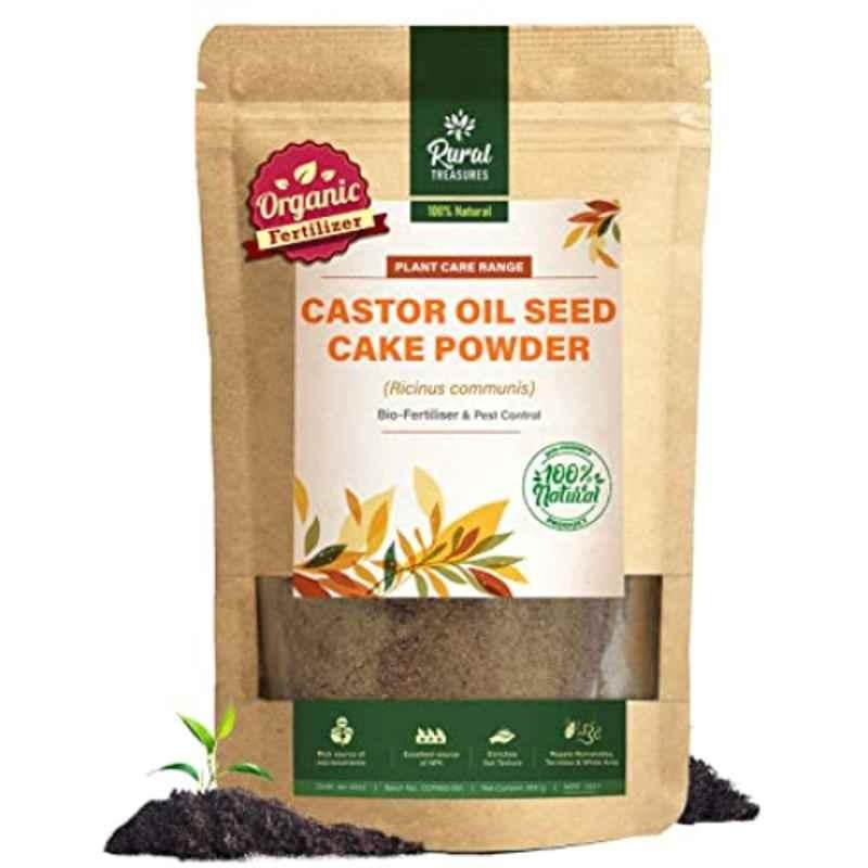 Rural Treasures 800g Castor Oil Seed Cake Powder Fertilizer