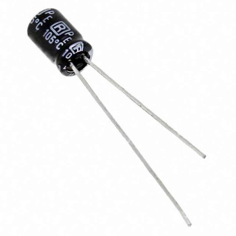 RUBYCON 10ÂµF 35V Radial Aluminum Electrolytic Capacitor, 35ML10MEFC4X7