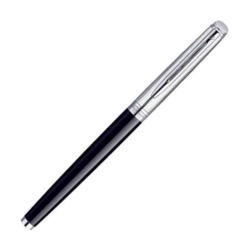 Waterman Blue Ink Hemisphere Black Dlx CT Roller Ball Pen