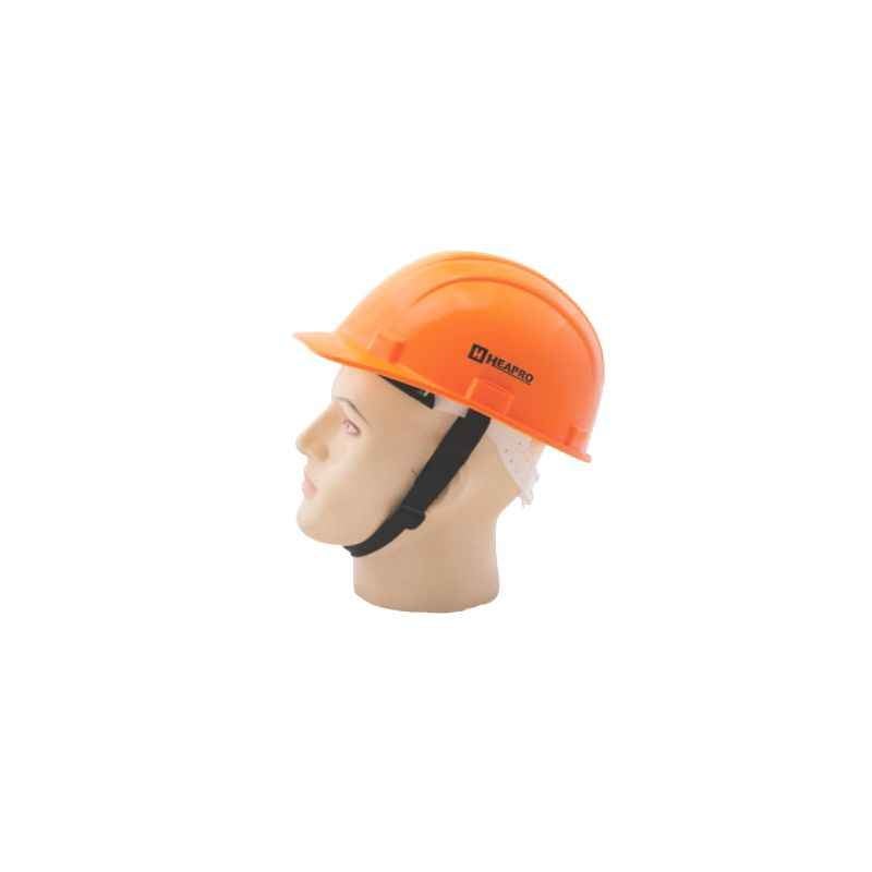 Heapro Orange Nape Type Safety Helmet, HSD-001 (Pack of 5)