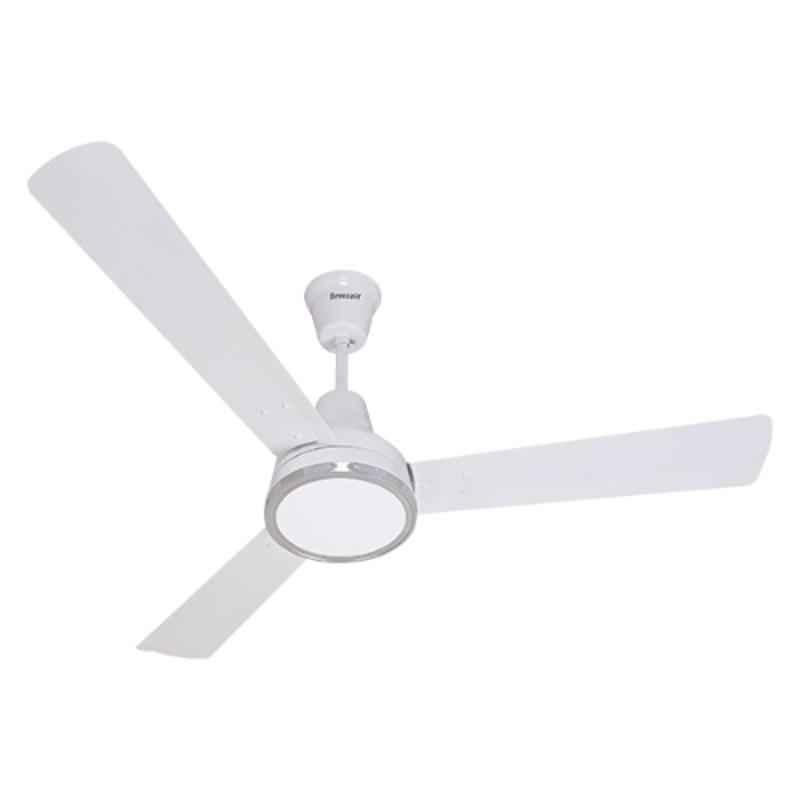Breezalit Alina 65WWhite Designer Ceiling Fan with Remote, BZ031, Sweep: 1200 mm