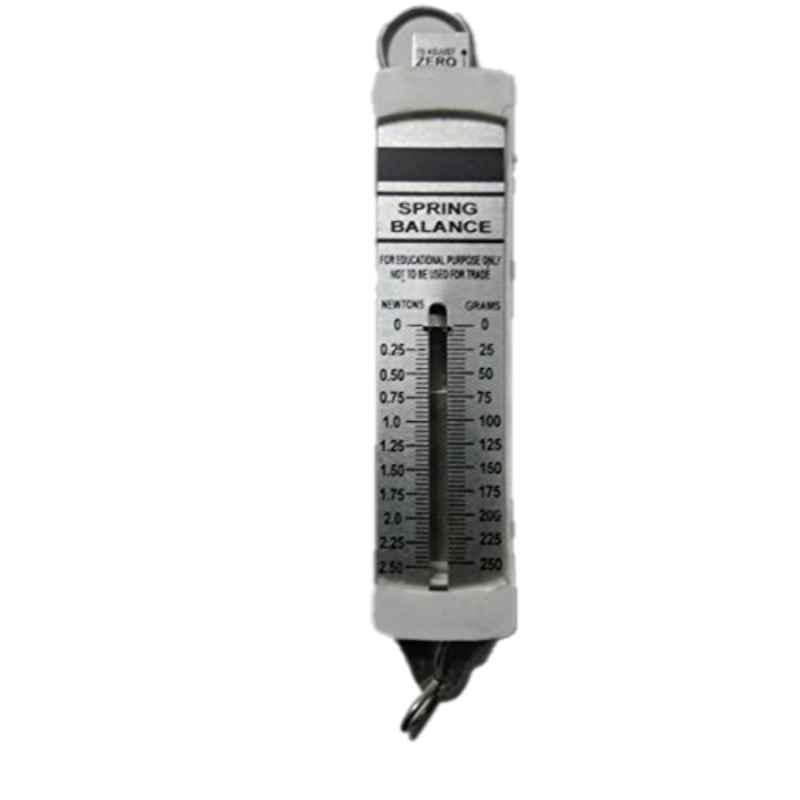 Generic 250g Metal Dual Transparent Flat Spring Balance Scale, KT188CK