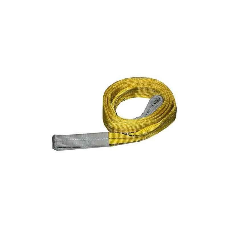 Ferreterro 3 Ton 3m Yellow Double Ply Flat Polyester Webbing Sling