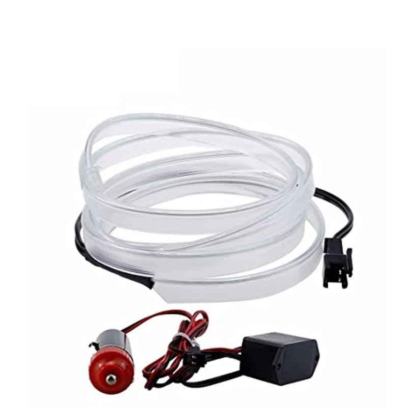 Kozdiko 12V 5m Plastic Ice Blue Cold Roll Car Interior Strip Light for Tata Altroz