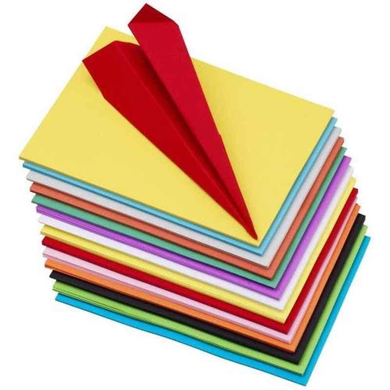 Midox A4 Assorted Colour Project Sheet, MINT137 (Pack of 100)