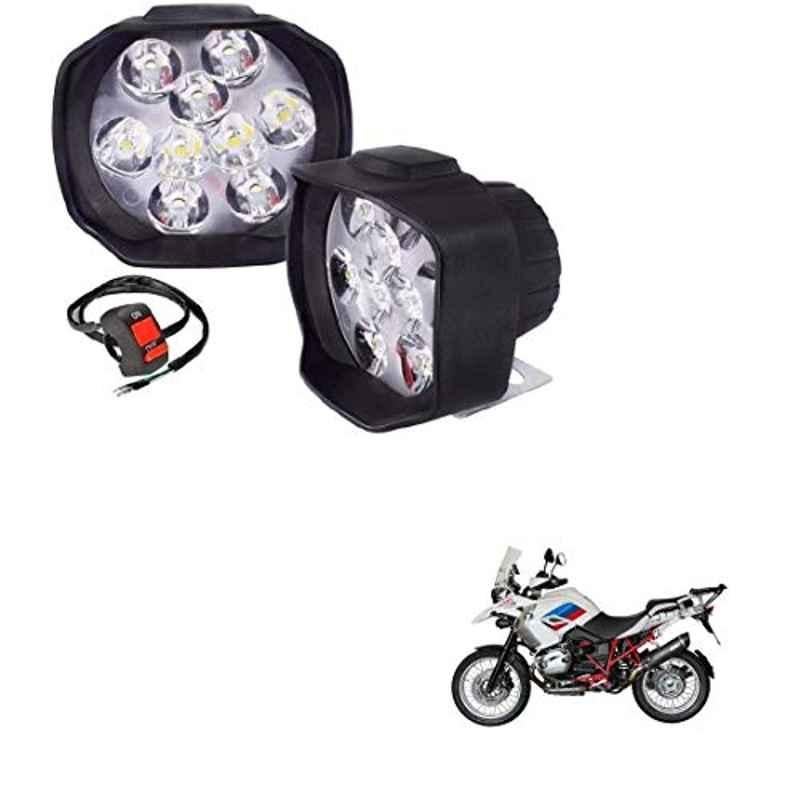 Kozdiko 2 Pcs Sheen 15W 9 LED 6000k Transformer Bumble Bee Style LED Fog Light Set for BMW R 1200, koz_81506