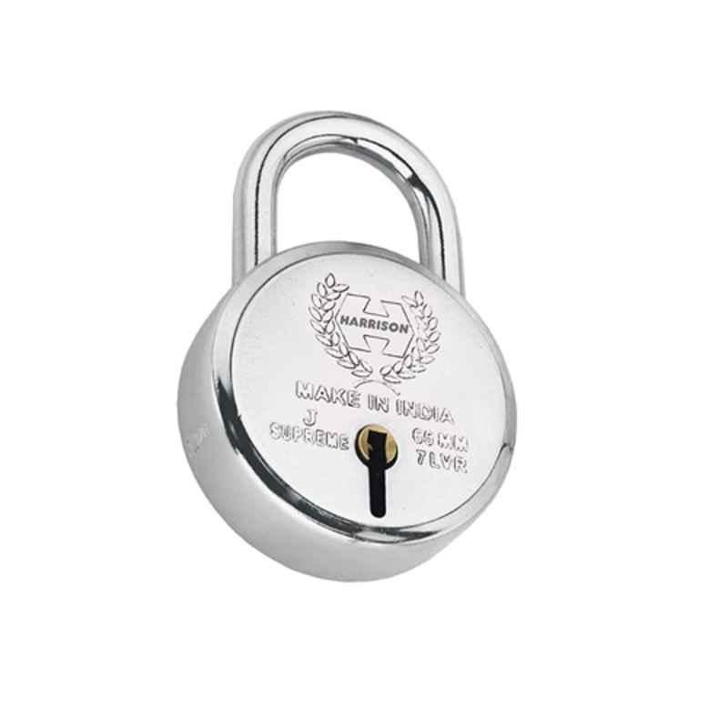 Harrison J Supreme 65mm BCP Finish Round Padlock, 0643