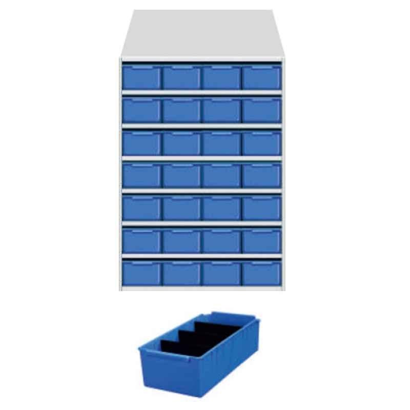 Universal 560kg 8 Shelves Steel & Plastic Light Grey Storage Rack, UMASU14