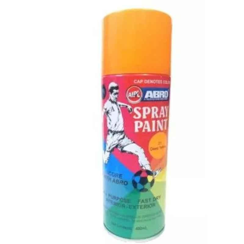 Abro AIPL 400ml Deep Yellow Spray Paint, SP-031
