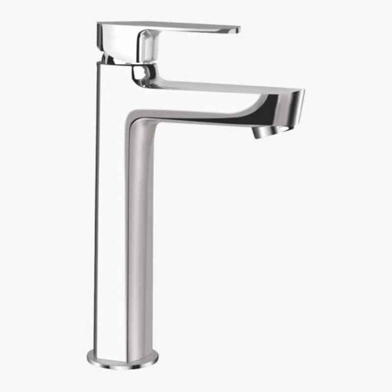 Kerovit Orion 270mm Silver Chrome Finish Single Lever Tall Basin Mixer without Pop-Up, KB611011