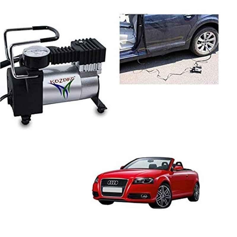 Kozdiko 12V DC Heavy Duty Metal Tyre Inflator for Audi A3 Cabriolet, Tyre_Inflator_D226