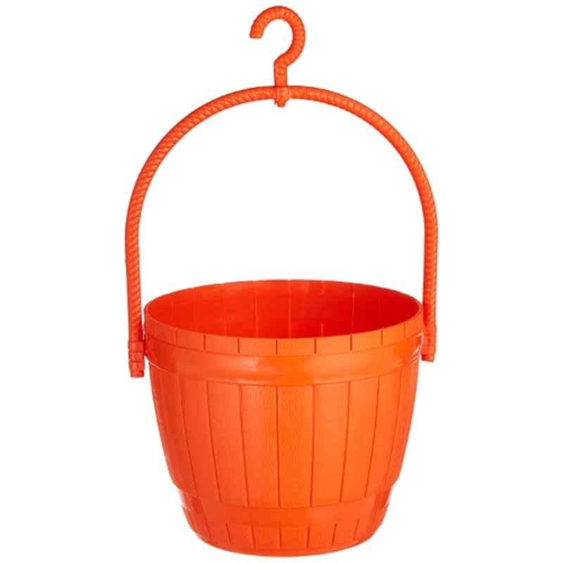Gardens Need 4 Pcs 20x20x39cm Virgin Plastic Orange Euro Plastic Basket