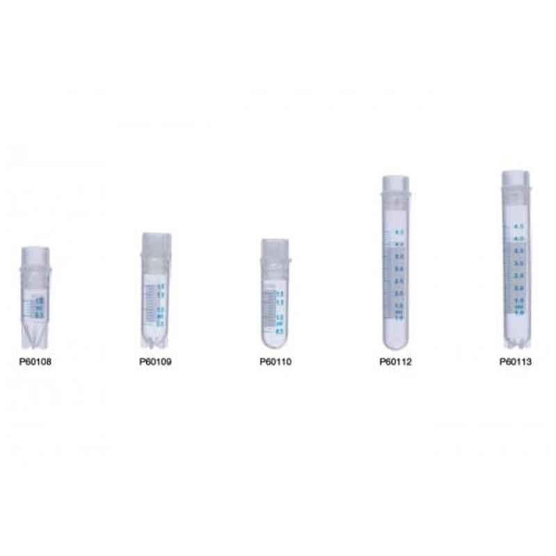 Abdos 500Pcs 4.5ml Sterile Star Foot Cryo Vial Internal Threaded Sterile with Silicone Seal, P60112