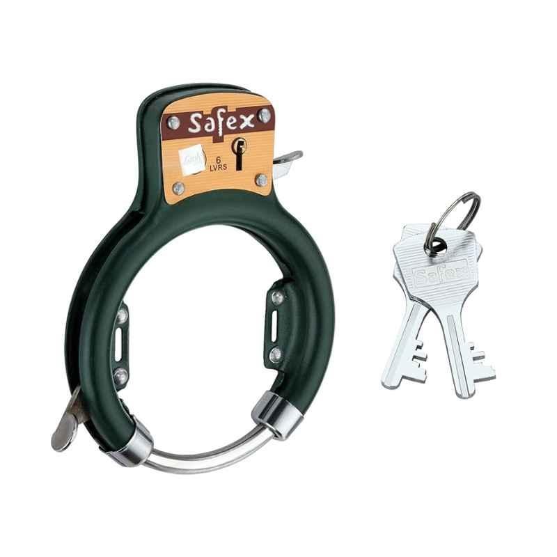 Link Safex Green Cycle Frame Lock with 2 Keys