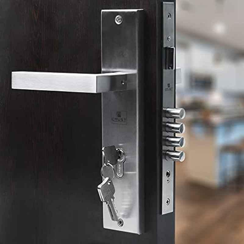 Voltizi Elan 10 inch Stainless Steel 304 Antique Finish CY Plate Mortise Door Lock Handle Set with Both Side Key