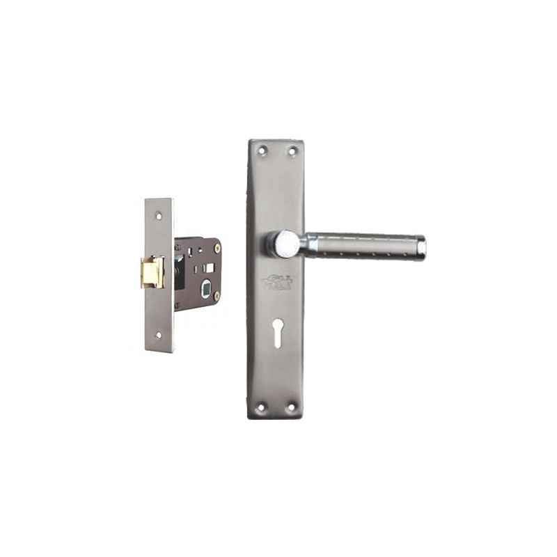 Plaza Euro Stainless Steel Finish Handle with 200mm Baby Latch Keyless Lock