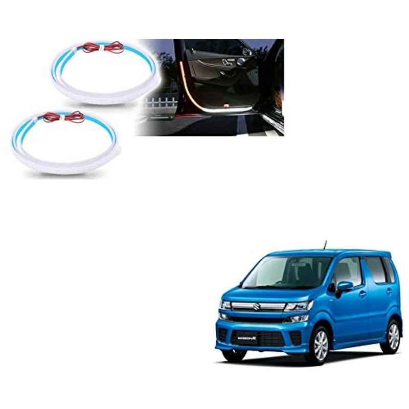 Kozdiko 2 Pcs 120cm Car Door Opening Warning LED Strips Safety Light Set for Maruti Suzuki New WagonR 2019