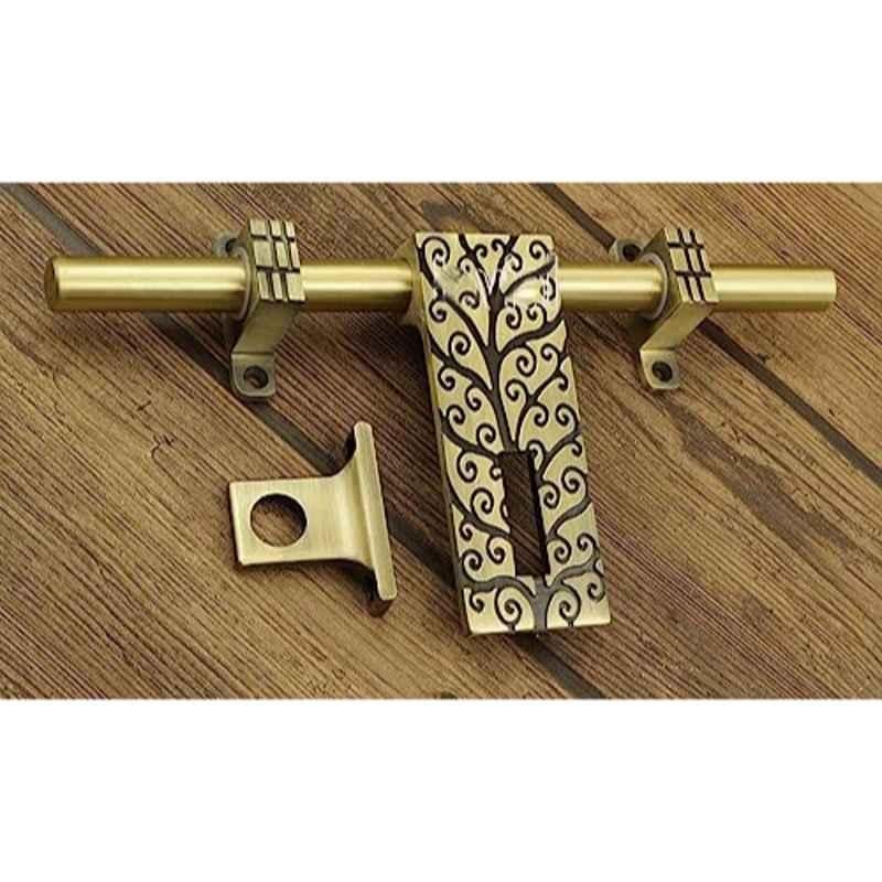 Jovial 10 inch 16mm Zinc Alloy Antique Brass Single Door Aldrop, Aldrop-1130