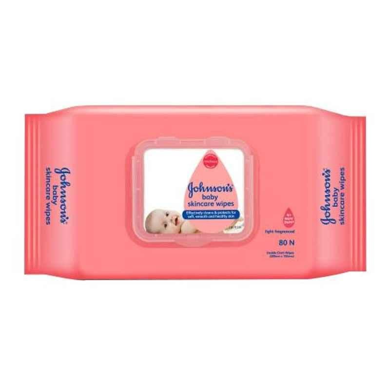 Johnson & Johnson 80 Pcs Large Wet Baby Wipes