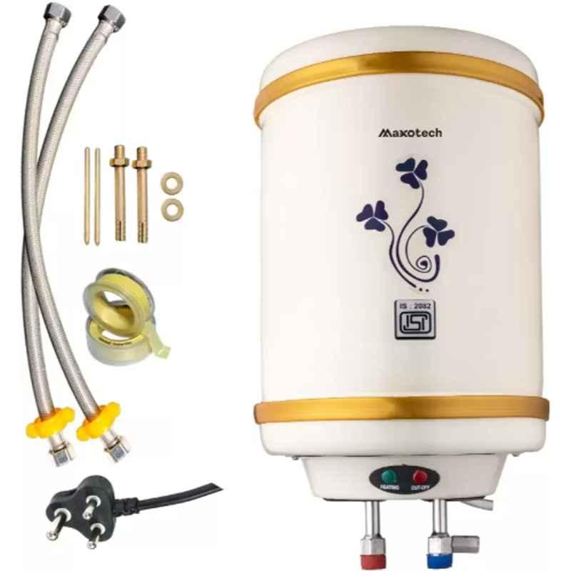 Maxotech Arthur 10L 2000W Ivory Storage Water Geyser