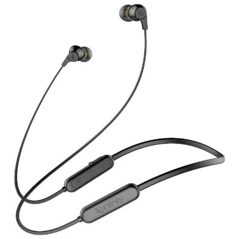 Infinity by Harman Tranz N300 Black Pure Bass in Ear Headphone with Mic, INFTRZN300BLK