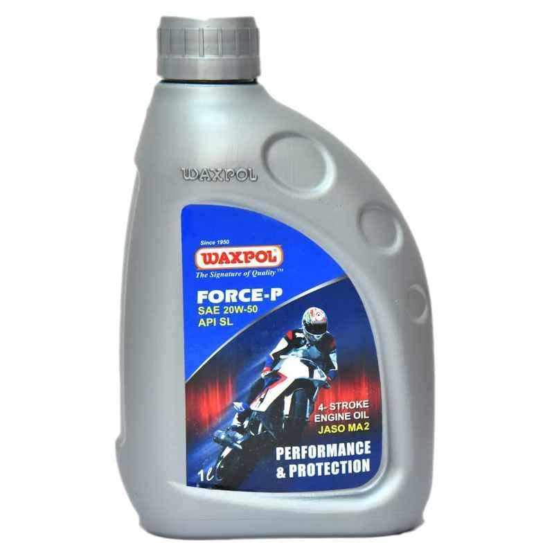 Waxpol Force-P 1L 4T 20W-50 API-SL 4 Stroke Engine Oil