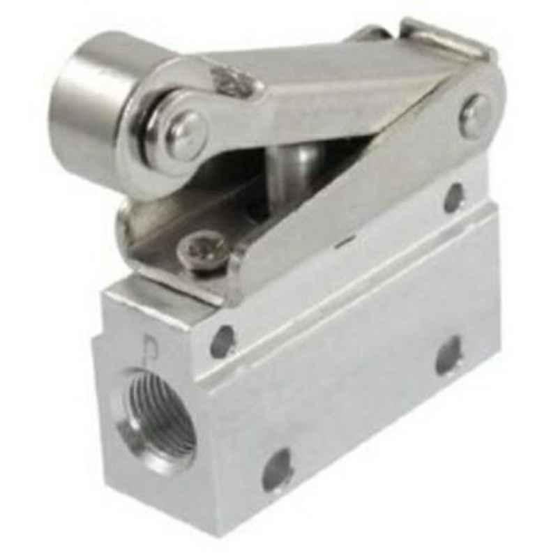 Aeroflex 1/8 inch 2/2 Roller Lever Valve, MOV-02
