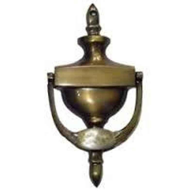 Smart Shophar 6 inch Brass Antique Victoria Door Knocker, SHA10DK-VICT-AN06-P1