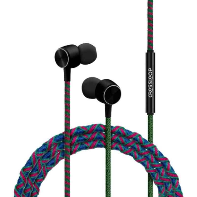 Crossloop 5mW Blue In the Ear Enhanced Wired Headset, CSLE013-E