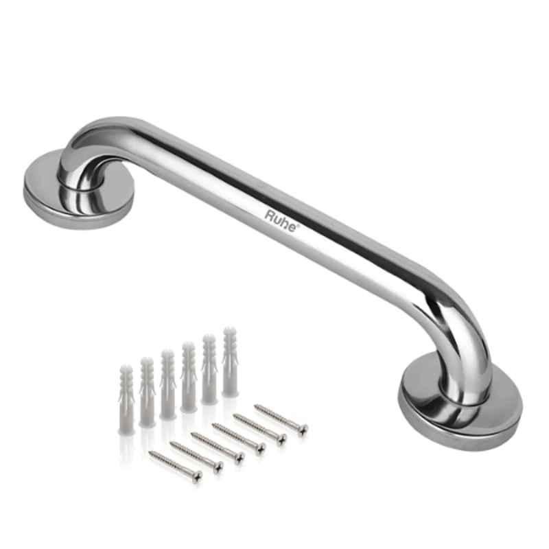 Ruhe 16 inch Stainless Steel Chrome Finish Concealed Grab Bar, 17-0709