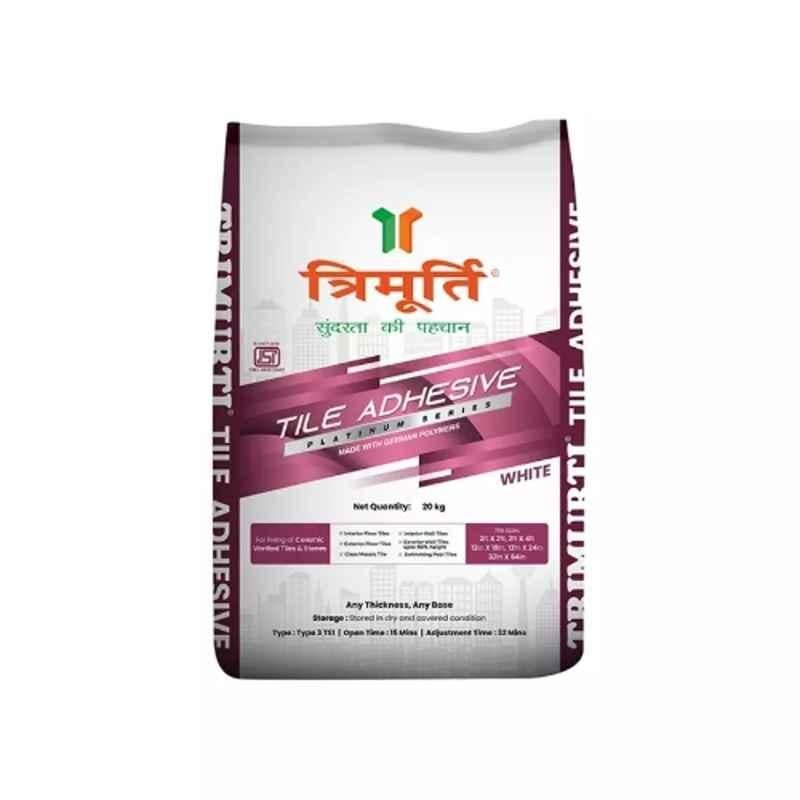 Trimurti Platinum 20kg White Tile Adhesive