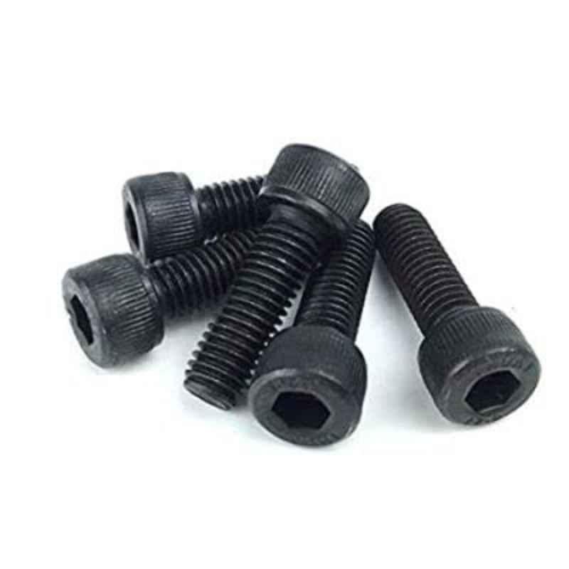 B K Jagan & Co M4x40mm Mild Steel Full Threaded Head Cap Screw (Pack of 25)