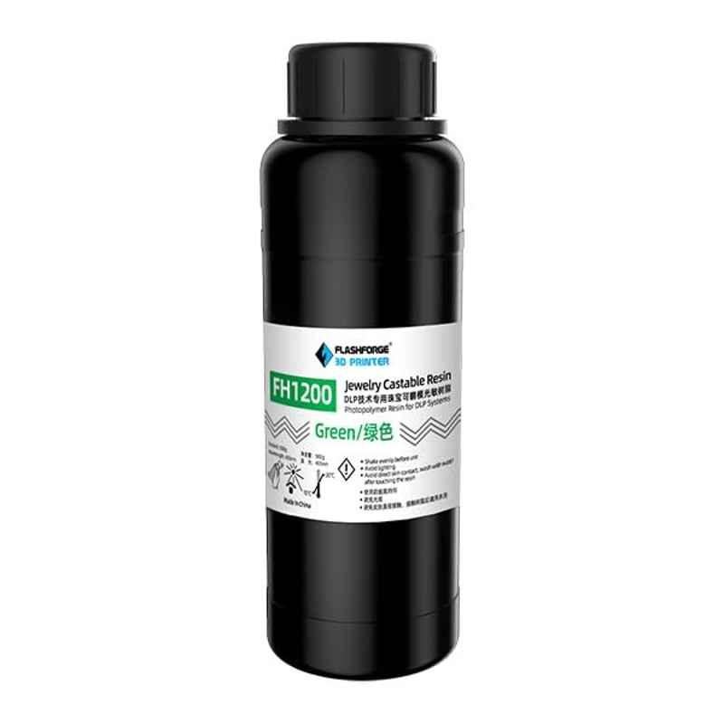 Flashforge FH1200 500g Green Jewellery Castable Resin