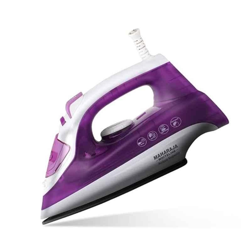 Maharaja Whiteline Acqua Superio 1600W 280ml Purple & White Steam Iron, SI-133