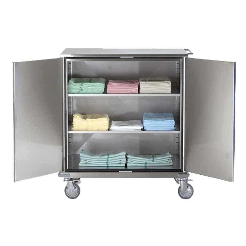 Suwas 100kg/Shelf 60x40x102cm Stainless Steel Tool Box Trolley, SU-CBT-002