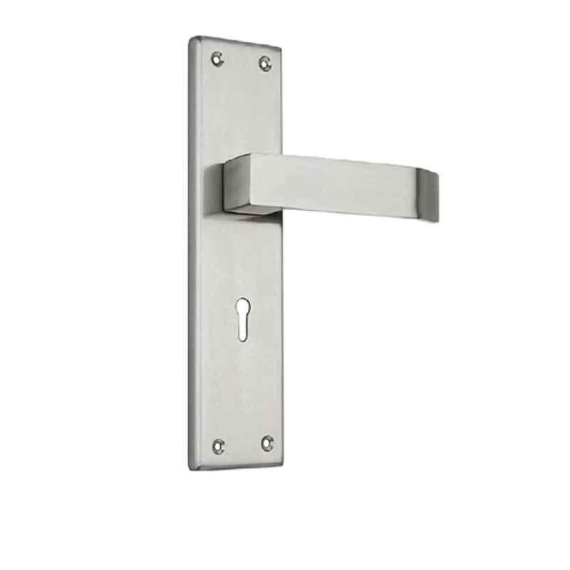 Onmax 8 inch Stainless Steel Silver Satin Finish Mortise Door Lock, SML6+SS7801S