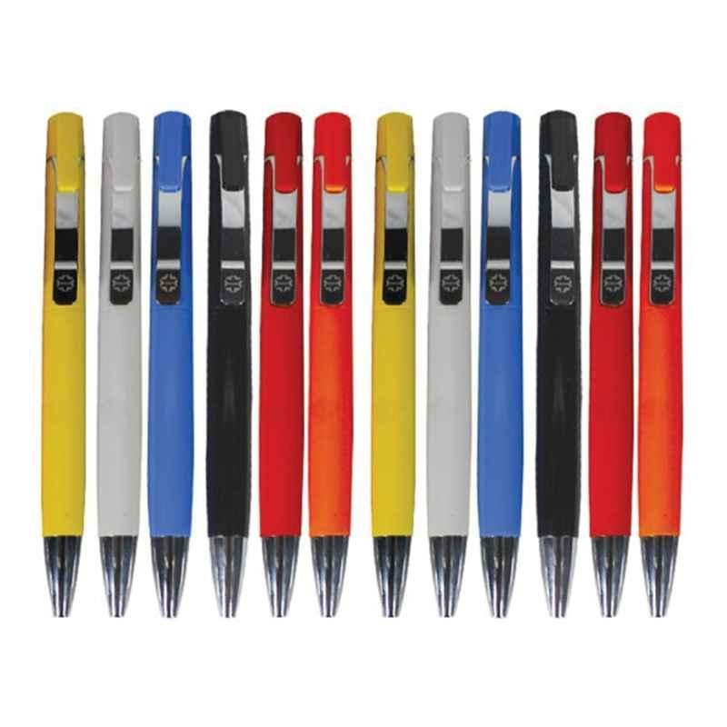 Stolt Helix 12 Pcs  Plastic Ball Point Pen Set