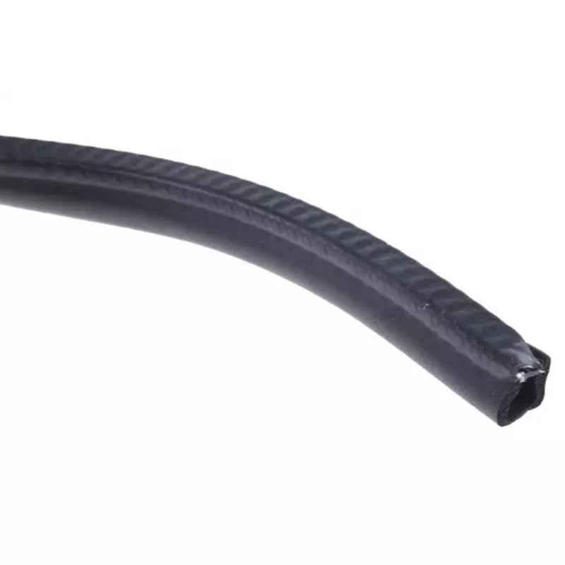 RS Pro 20m Black EPDM Edging Strip Roll, 7276055