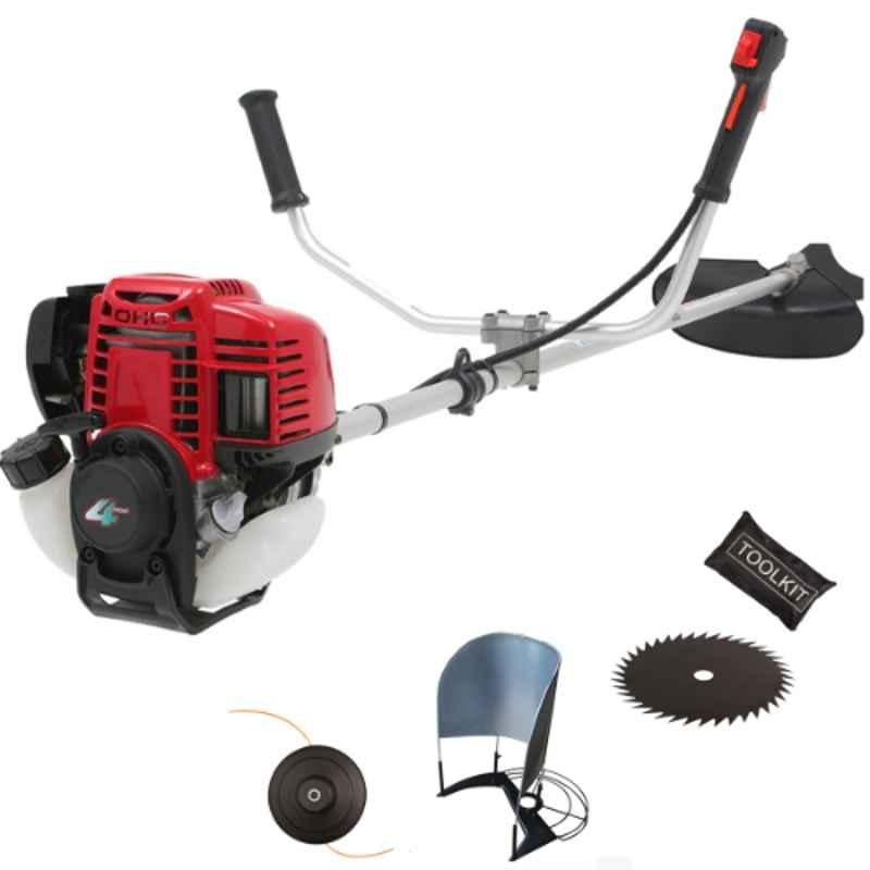 KISTON KOREA 1.2HP 35cc 4 Stroke Petrol Engine Sidepack Brush Cutter, KEBC4SGX4