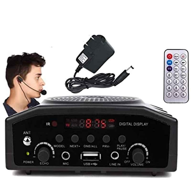 Tronica 12W Black Portable Bluetooth Digital Display Speaker