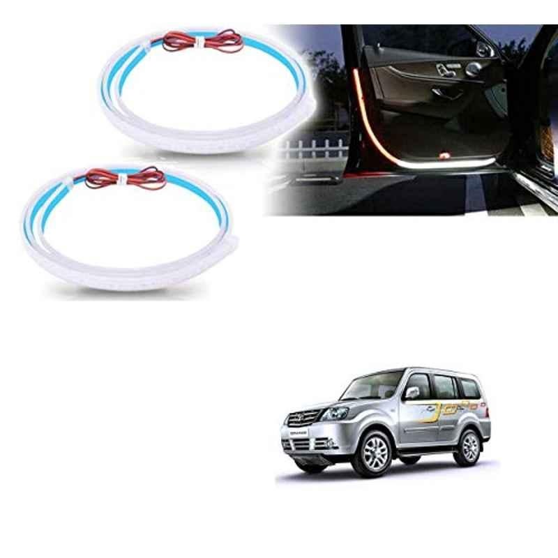 Kozdiko 2 Pcs 120cm Car Door Opening Warning LED Strips Safety Light Set for Tata Sumo Grand