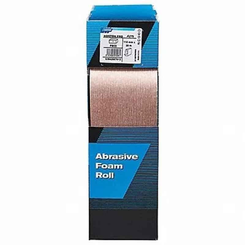 Norton P800 Grit Aluminum Oxide Sanding Foam Pad Roll, 12Z230 Roll of 25 m