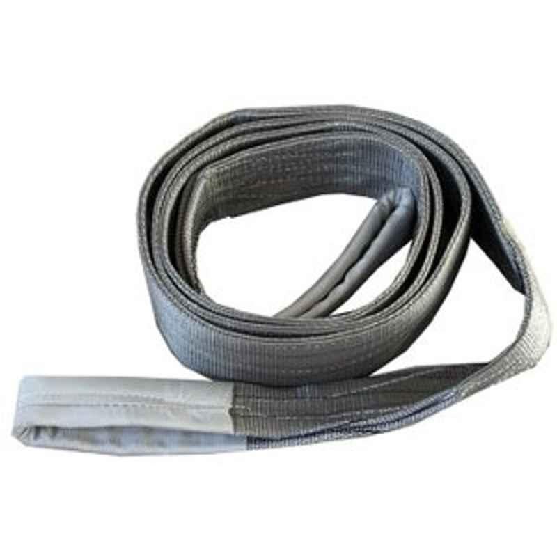 Ferreterro 4 Ton 2m Grey Double Ply Flat Polyester Webbing Sling (Pack of 30)