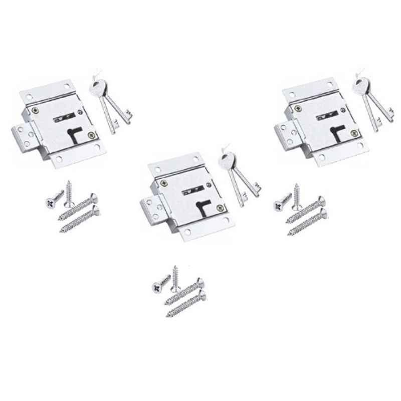 Onjecx CL75 75mm Drawer Double Action Lock (Pack of 3)